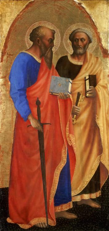 MASOLINO da Panicale Saint Peter and Saint Paul (nn03) Sweden oil painting art
